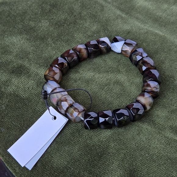 Chico's Jewelry - Chico's Brown and Black Beaded Bracelet